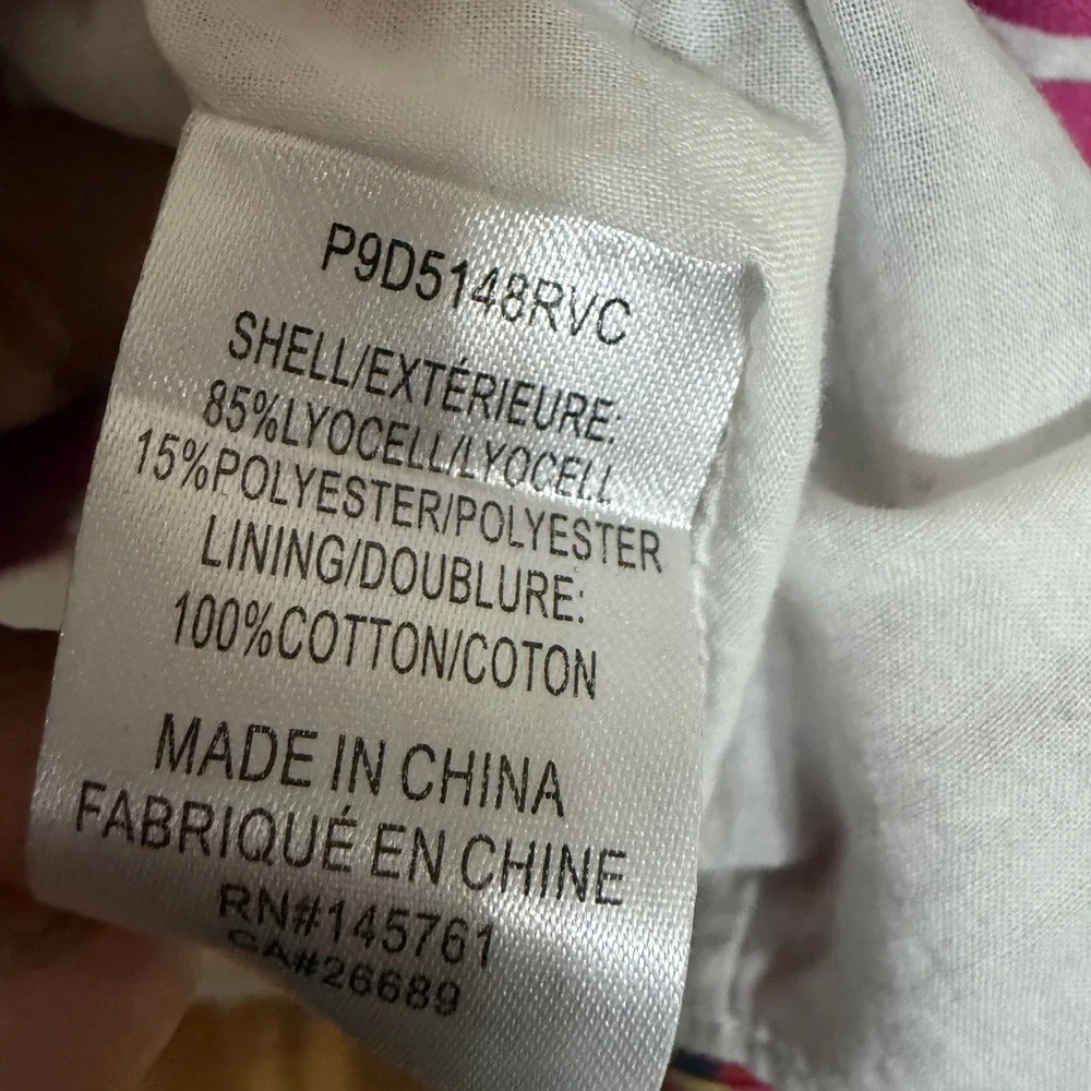Parker Pink and White Striped Mini Dress - Picture 14 of 14